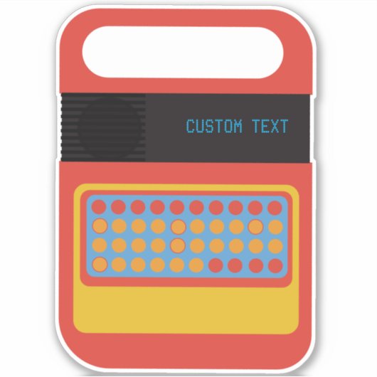  spreken & spelling Electronic Custom speelgoed Sticker (Voorkant)