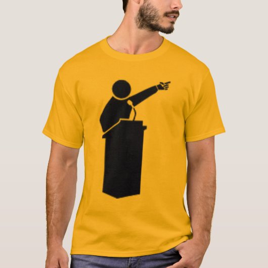 spreken t-shirt (Voorkant)