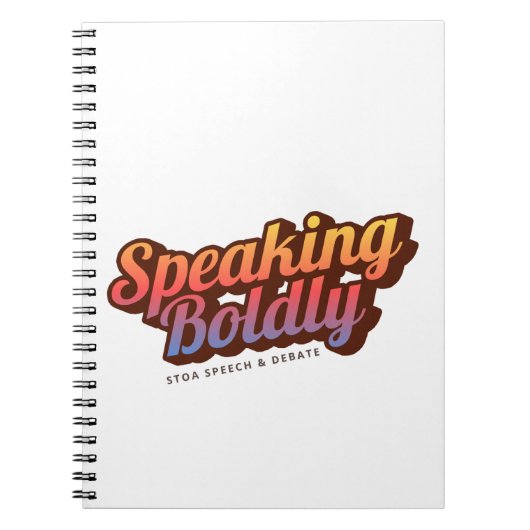 Spreken van moedig Sunset Notitieboek (Voorkant)