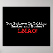 Spreken van slangen en Struiken Poster (Voorkant)