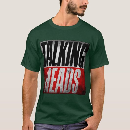 sprekende hoofden abstract meisje t-shirt (Voorkant)