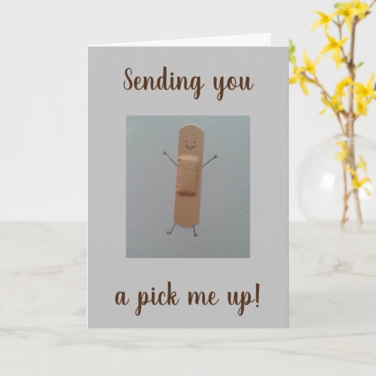 **SPREKENDE PLEISTER ZEGT BETER WORDEN** SPECIAL V KAART (Gele Bloem)