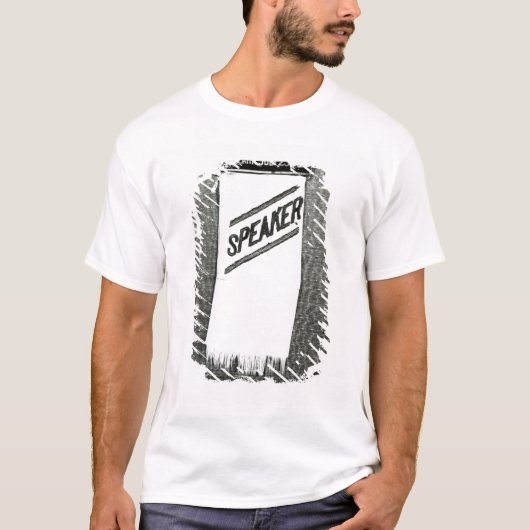 Sprekers badge voor de Suffragette-vergadering T-shirt (Voorkant)