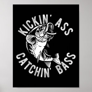 Sprekkende vangende B Vissen Visser Anglers Trip Poster
