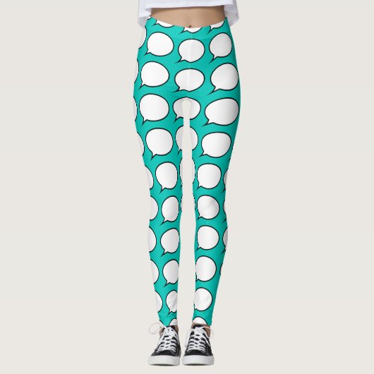 Spreksbels Kies achtergrondkleur Leggings (Voorkant)
