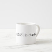 Spresso met dubbele afvoer met water bedankt espresso kop (Voorkant rechts)