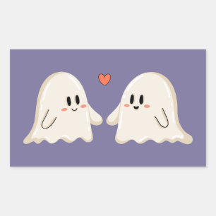 Spreuk Paar Verliefd Rechthoekige Sticker