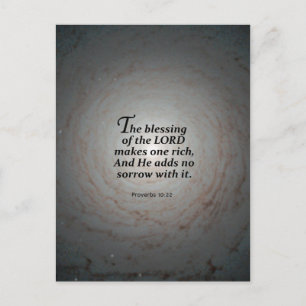 Spreuken 10:22 briefkaart