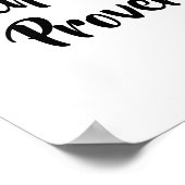 Spreuken 12:25 Elegant Christelijk Bijbelvers Poster (Hoek)