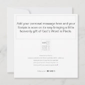 Spreuken 15:16 GELD SCRIPIX-kaart Kaart (Achterkant)