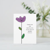 Spreuken 16:3 Schriftuurlijk Briefkaart (Staand voorkant)