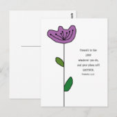 Spreuken 16:3 Schriftuurlijk Briefkaart (Voorkant / Achterkant)