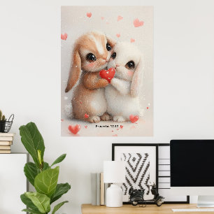 Spreuken 17:17 poster