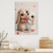 Spreuken 17:17 poster (Keuken)