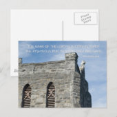 Spreuken 18:10 Naam van de Heer een sterke toren Briefkaart (Voorkant / Achterkant)