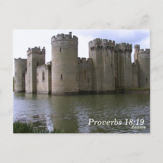 Spreuken 18 19 Aangeklaagde Broer Bijbelvers Kaart (Achterkant)