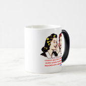 Spreuken 20:19- Een roddelaar scheidt vrienden Magische Mok (Voorkant rechts)