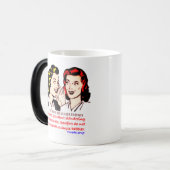 Spreuken 20:19- Een roddelaar scheidt vrienden Magische Mok (Voorkant links)