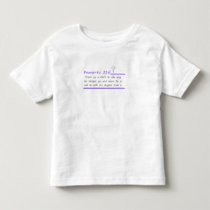 Spreuken 22:6 Christelijke peuter T-shirt