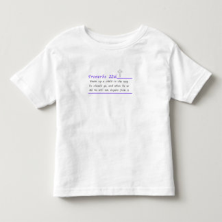 Spreuken 22:6 Christelijke peuter T-shirt
