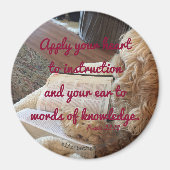 Spreuken 23:12 magneet (Voorkant)