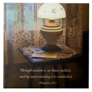 Spreuken 24 3 Door Wijsheid Wordt Een Huis Gebouwd Tegeltje