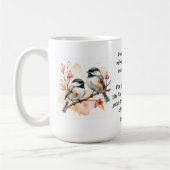 Spreuken 27:9 Vriendschapsbijbel citeert Schattige Koffiemok (Links)