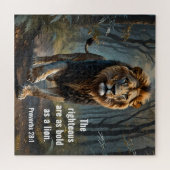 Spreuken 28:1 Rechtvaardigen in de Bijbel zijn zo  Legpuzzel (Horizontaal)