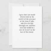 Spreuken 28:1 Rechtvaardigen zijn stoutmoedig als  (Achterkant)