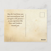 Spreuken 29:25 Angst voor Man Bijbelvers Briefkaart (Achterkant)