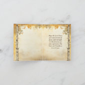 Spreuken 29:25 Angst voor Man Bijbelvers Notitiekaartje (Binnen)