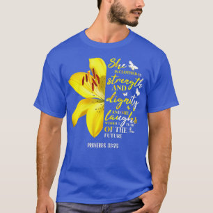 Spreuken 3125 Ze is gekleed met kracht en T-shirt