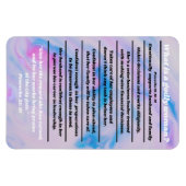 Spreuken 31:10-31 Christelijke vrouw Samenvatting Magneet (Horizontaal)