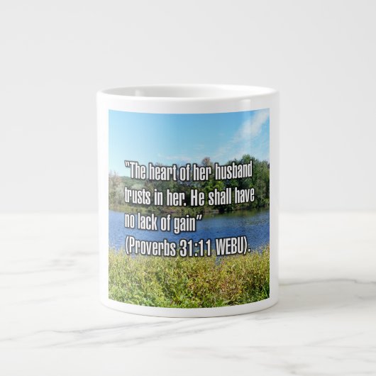 Spreuken 31:11 WEBU Mok (Voorkant)