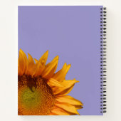 Spreuken 31:25 Bijbelvers Zonnebloem Schetsboek Notitieboek (Achterkant)