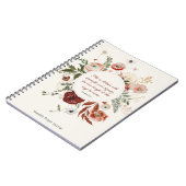 Spreuken 31:25 Blush Pink Bloemen Gebed Journal Notitieboek (Linkerzijde)