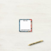 Spreuken 31:25 Post-It Notes Bijbelvers Bloemig (Op bureau)