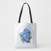Spreuken 31:25 Rechtvaardige Vrouw Waterverf Canva Tote Bag (Voorkant)