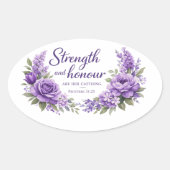 Spreuken 31:25 Sticker (Voorkant)
