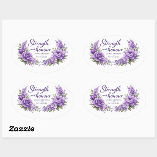 Spreuken 31:25 Sticker (Vel)