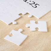 Spreuken 31:25 Ze is gekleed Bijbel Verse Bloem Legpuzzel (Zijkant)