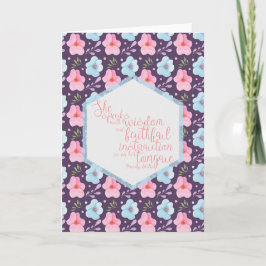 Spreuken 31:26 Kaart