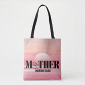 Spreuken 31:28 "Moeder" Canvas tas – Roos Ontwerp (Voorkant)