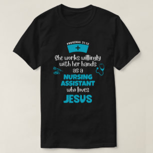 Spreuken 31 CHRISTELIJKE VERPLEEGKUNDIGE T-shirt