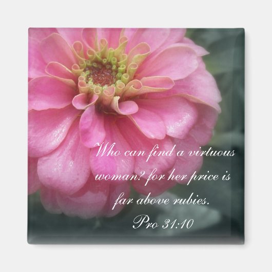 Spreuken 31 Collectie ~ Pro 31:10 Magneet (Voorkant)