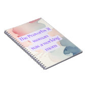 Spreuken 31 - Een werkende moeder Notitieboek (Rechterzijde)