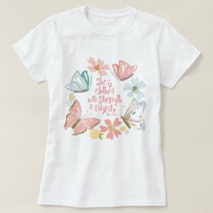 Spreuken 31 Modern Christelijk esthetisch T-shir T-shirt