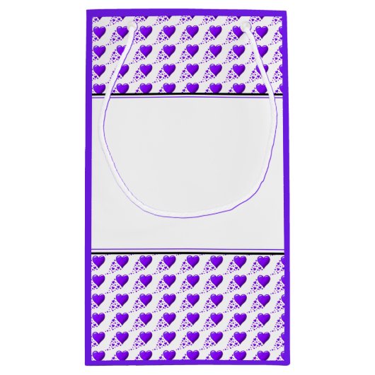 SPREUKEN 31 Paarse harten Moederdag Dank u Klein Cadeauzakje (Achterkant)