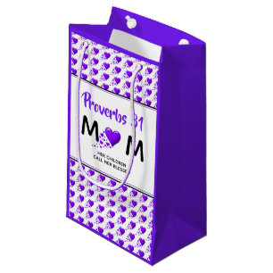 SPREUKEN 31 Paarse harten Moederdag Dank u Klein Cadeauzakje