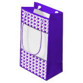 SPREUKEN 31 Paarse harten Moederdag Dank u Klein Cadeauzakje (Achterkant Gekanteld)